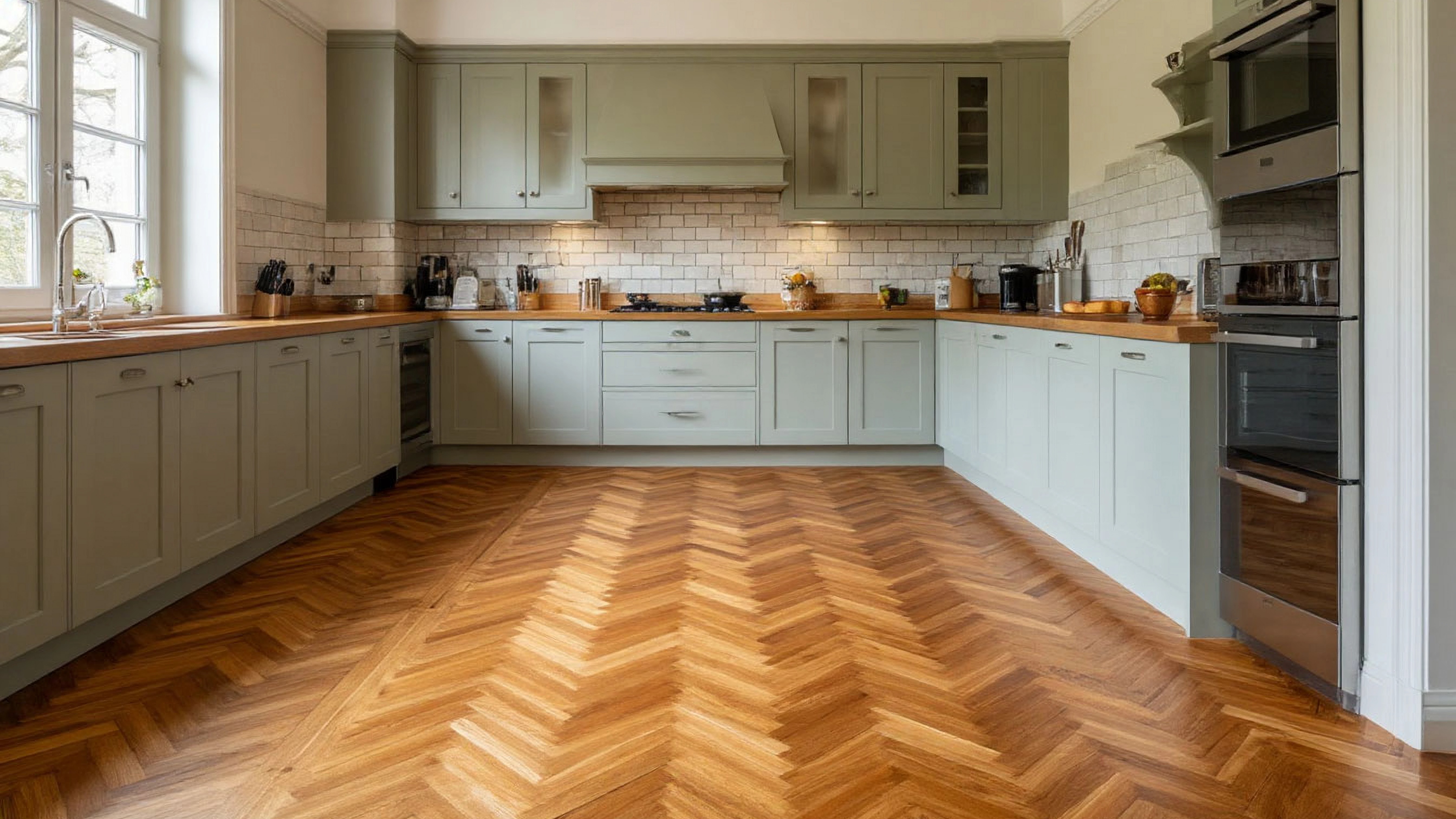 Паркетная доска на кухне. Особенности укладки, ухода…